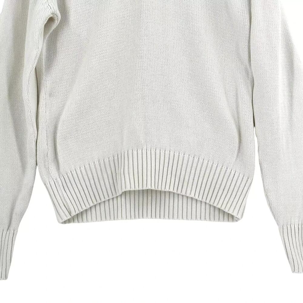 VTG‎ 90s Polo Ralph Lauren V-Neck Sweater XL Preppy Old Money Quiet Luxury Crest - Picture 3 of 8